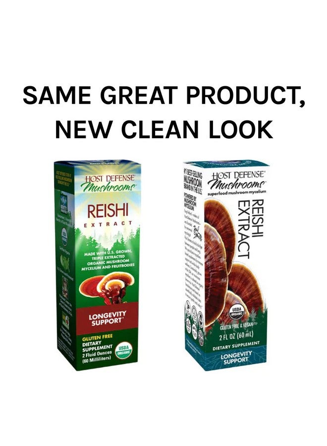 Host Defense Reishi Extract - Heart & Immune Health Support Supplement - Mushroom Supplement to Support Energy & Vitality - Reishi Supplement to Aid Overall Well-Being - 2 fl oz (60 Servings)* - Image 3