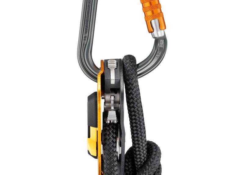Petzl William-TRIACT-Lock Aluminium Carabiner, Black - Image 2