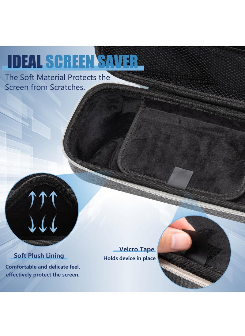 Generic For PlayStation Portal Remote Player Carrying Case, EVA Hard Shockproof Storage Bag for PS5 Accessories (Grey)  - Image 3