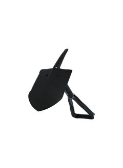 AUTOSMART Durable Carbon Steel Telescopic Handle Folding Shovel Black 60 x 15.5 cm HT05202  - Image 1