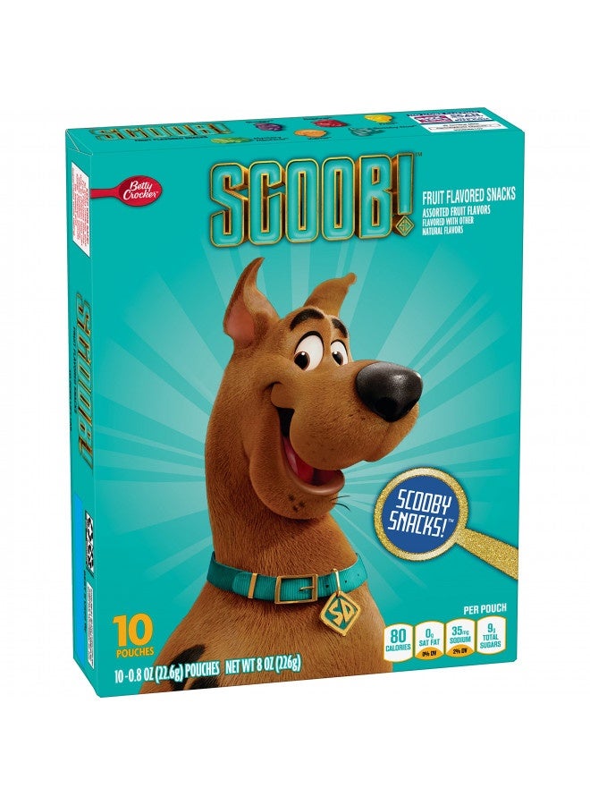 Betty Crocker Scooby Doo Fruit Flavored Snacks, Treat Pouches, 10 Ct  - Image 5