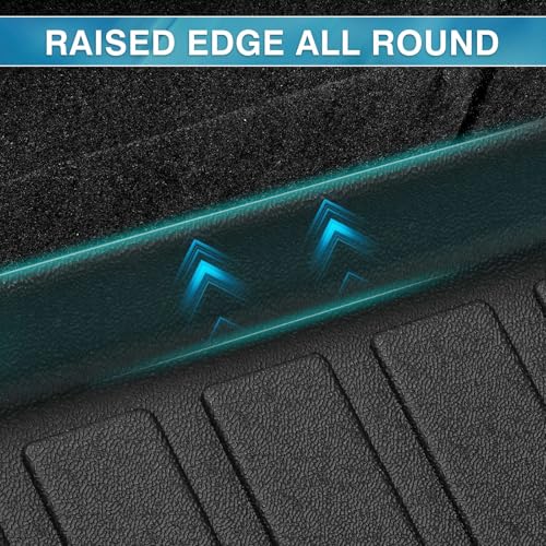 Mixsuper Cargo Liner for Toyota RAV4 All Models 2019-2025, All Weather Trunk Liner Rear Cargo Mat Anti-Slip Durable Black - Image 4