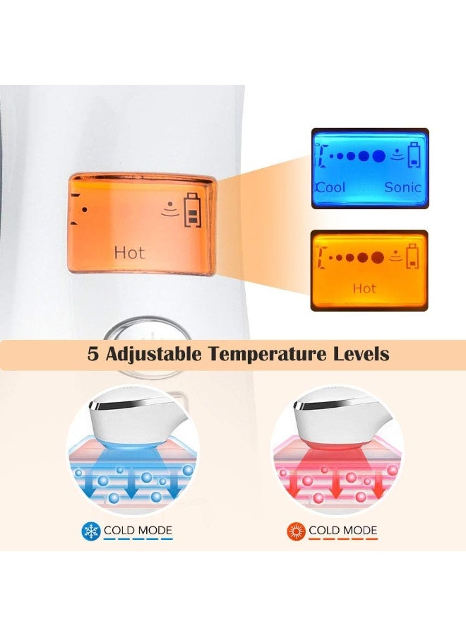 Hot and Cold Facial Massager Skin Care Handheld Device Skin Soothing Anti-Wrinkle - Image 3