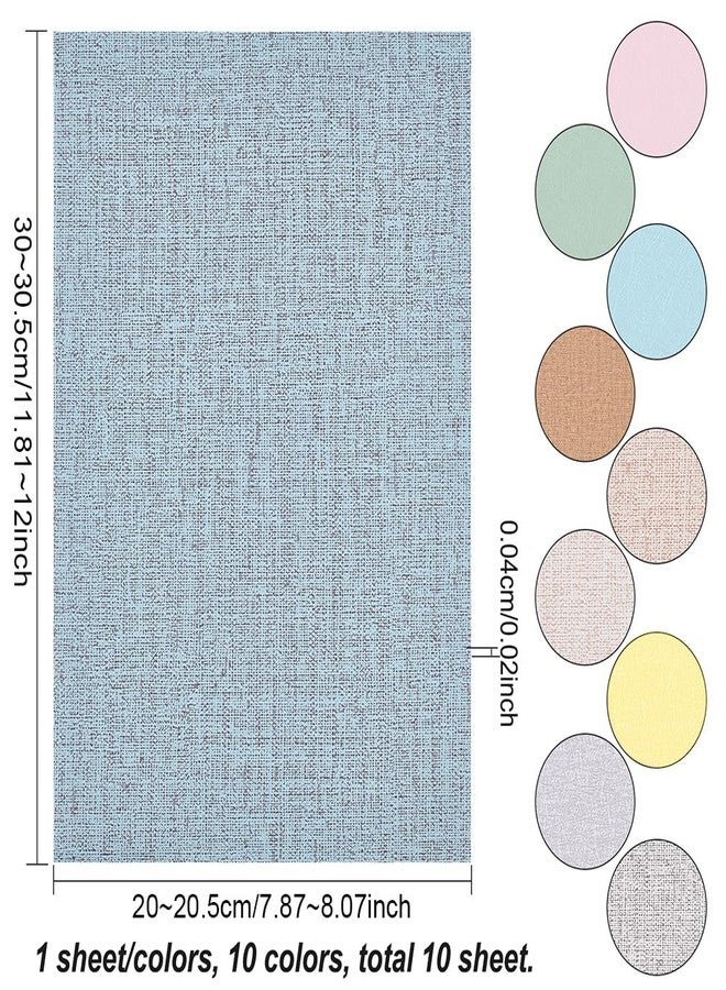 BENECREAT 10Sheets 10 Colors Modle House Floorboard Paper Sticker, 7.8x11.8" Self Adhesive Textured PVC Wall Stickers for DIY 1/12 1/6 Scale Dolls House DIY Decor - Image 2