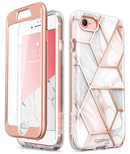 I-blason iBlason Cosmo Series Marble Bumper Case with Screen Protector for iPhone SE 20222020 7 8 - Image 1
