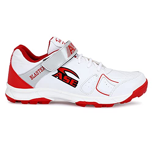 ASE Men's Red Professional Cricket Shoes 8 UK/IND (CRT009_RED_08) - Image 5