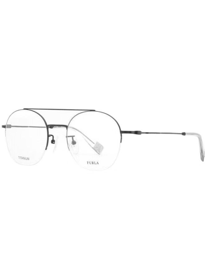 Furla Semi-Rimless Vfu372J510531 Women'S Daily Commute Optical Glasses Semi-Matte Black - Image 1