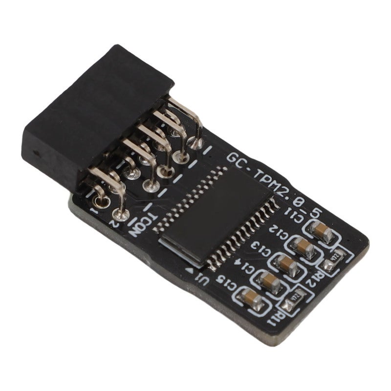 وحدة أمان TPM 2.0 بواجهة SPI ذات 12 دبوسًا، مادة لوحة الدوائر المطبوعة، معالج تشفير محسّن - وحدة TPM مدمجة بحجم 27 مم ومتينة للوحة الأم GC TPM2.0 S - Image 2