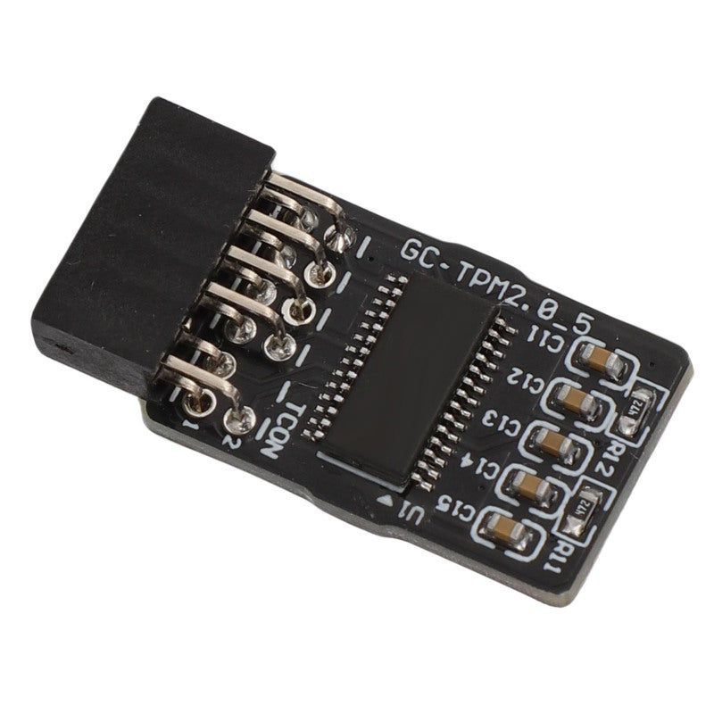 وحدة أمان TPM 2.0 بواجهة SPI ذات 12 دبوسًا، مادة لوحة الدوائر المطبوعة، معالج تشفير محسّن - وحدة TPM مدمجة بحجم 27 مم ومتينة للوحة الأم GC TPM2.0 S - Image 4