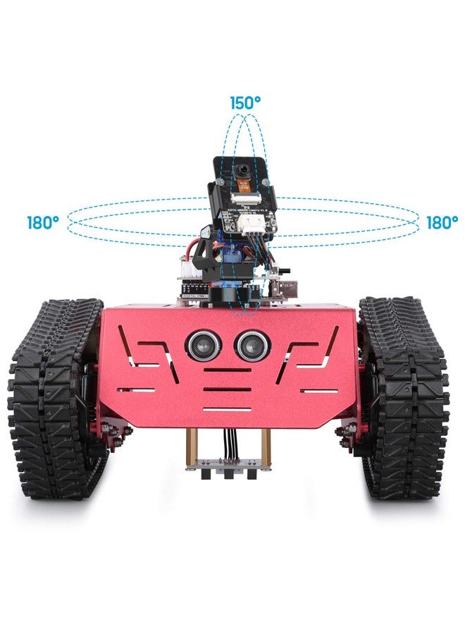 إليجو طقم دبابة روبوت ELEGOO Conqueror مع UNO R3 لـ Arduino Robotics للأطفال من سن 8 إلى 12 عامًا، من 12 إلى 16 عامًا، أطقم علوم STEM، روبوتات البرمجة، ألعاب للأولاد والبنات والمراهقين من سن 8 سنوات فما فوق، مشروع بناء الدوائر الهندسية - Image 3