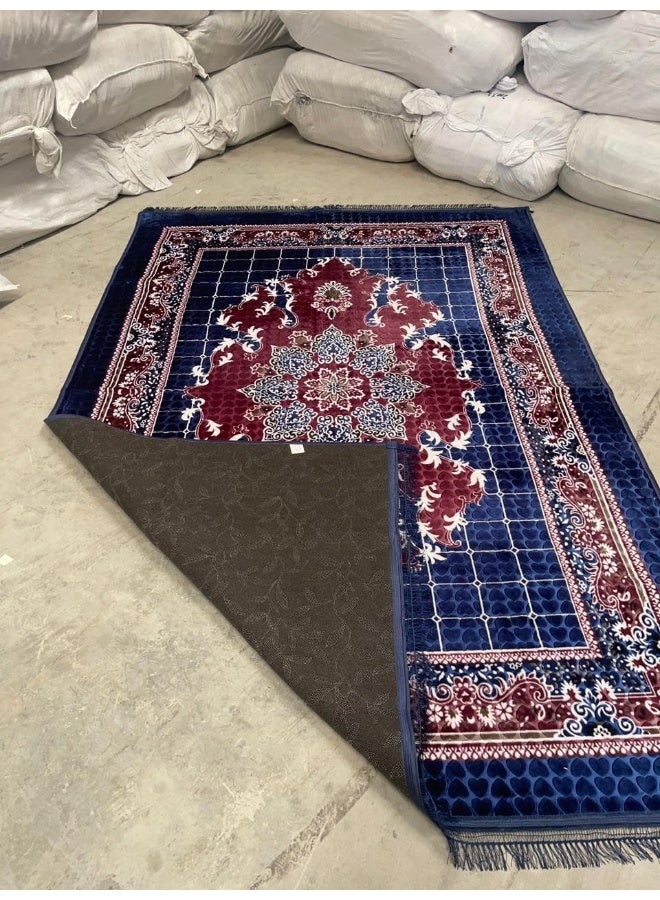 GO2CAMPS Alsaqer Foldable Camping Mat (2x3 Mtr) Outdoor Picnic Rug  Made in Turkey | Travel Mat | Sadu Mat | Majlis Mat | Outdoor Camping Mat | Camping Carpet | Beach Mat | Sadu Carpet | Picnic Mat | Majlis mat- Multicolour - Image 3