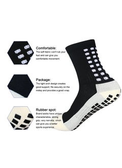 ShebSheb 3 Pairs  Football Anti Slip Socks Gel Socks For Men non slip Soccer socks For Football Basketball Yoga  - Image 3