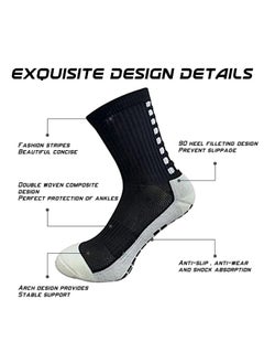 ShebSheb 3 Pairs  Football Anti Slip Socks Gel Socks For Men non slip Soccer socks For Football Basketball Yoga  - Image 4