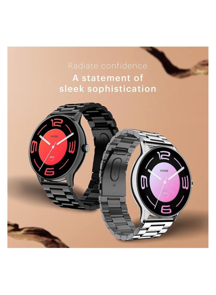 Noise Twist Go Round dial Smartwatch with BT Calling, 1.39" Display, Metal Build, 100+ Watch Faces, IP68, Sleep Tracking, 100+ Sports Modes, 24/7 Heart Rate Monitoring (Elite Silver) - Image 4