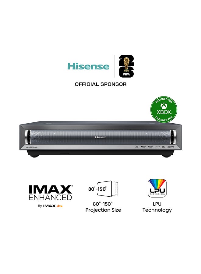 Hisense PX3-PRO Triple Laser Ultra Short Throw Projector 80"~150" 4K UHD Dolby Vision & Atmos IMAX Enhanced Home Theatre 3000 Lumens HSR240 HDR10+ IMAX Enhanced Voice Control PX3 PRO PX3 PRO - Image 1