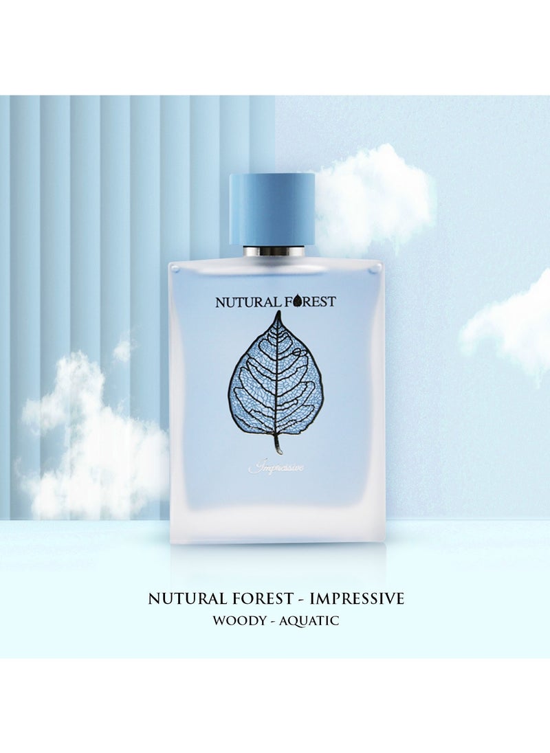 Linea De Bella Nutural Forest Impressive EDP 100ml Lind Lasting Perfume Men  - Image 3