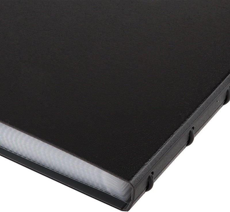 CareTick Business Card Holder Book, 600 Business Name Card Organizer Professional Book PU Leather office Journal Credit Car-d Holder Slim Wallet for Men & Women 300 Pouch (BCH-600) - Image 4