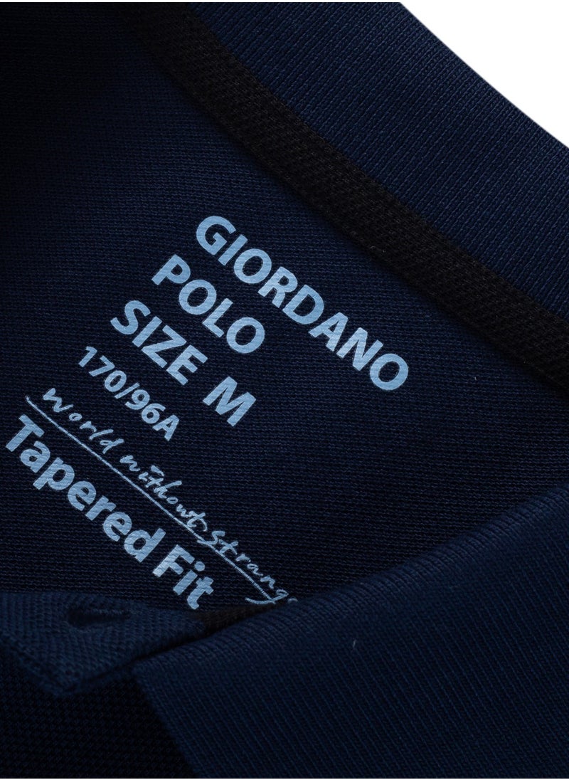 GIORDANO - Men Solid Performance Polo - Image 1