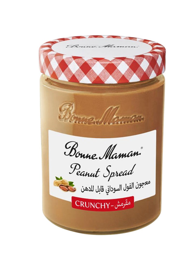 Bonne Maman Peanut Spread Crunchy 325g  - Image 1