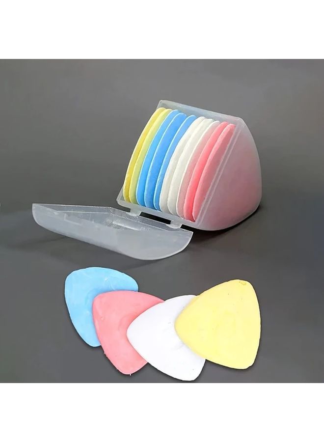 10pcs Multi Color Triangular Erasable Chalk Pencils For Sewing Embroidery Makeup - Image 2