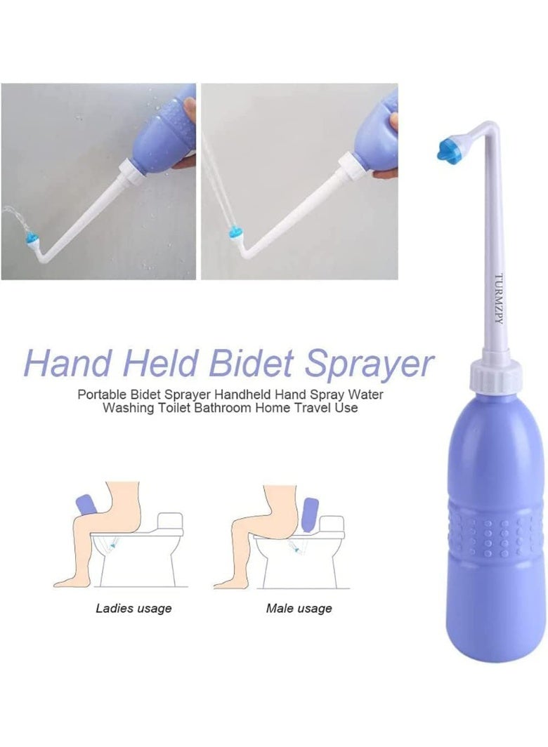 general Large Portable Shattaf Bidet Bottle and Traveling Bidet for Personal Cleansing Use - Include Extended Nozzle - Personal Hygiene Care Toilet Bidet Spray -450ml - Image 5