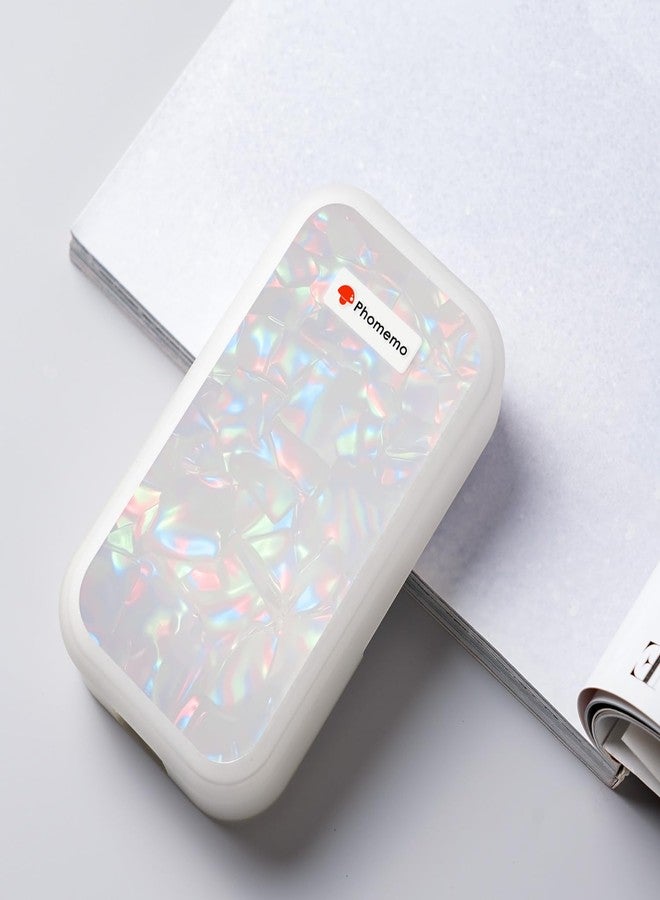 Phomemo D30 Label Maker Case - Iridescent Silicone Cover, Shockproof & Anti-Scratch, Soft Grip, Protective & Decorative Shell for D30 Mini Bluetooth Label Printer (Case Only) - Image 4