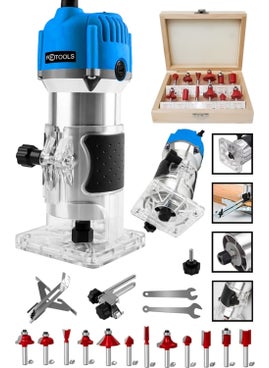 600W Powerful Router and Bit Set - For High Performance and Aesthetic Shaping!