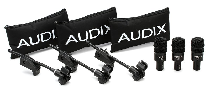 Audix D2 Trio Dynamic Instrument Microphone 3-pack - Image 2
