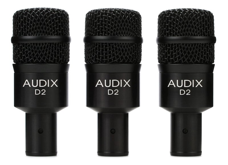 Audix D2 Trio Dynamic Instrument Microphone 3-pack - Image 1