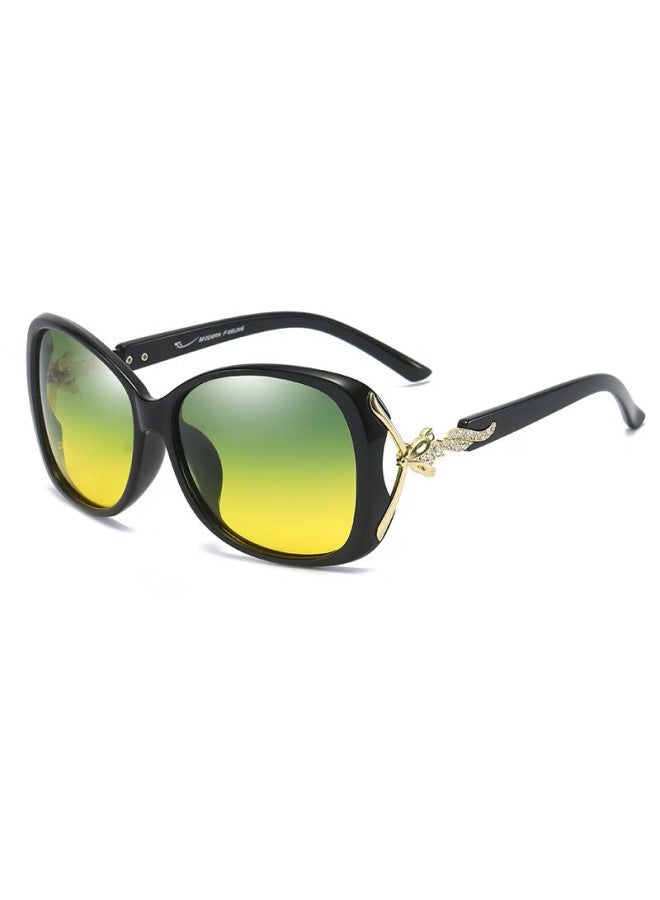 Lovedru Lafudelu Day And Night Polarized Sungl For Driving, Large Frame Uv Protection Anti-glare Light Reducing High Beam, Multi-functional Sungl For Daytime And Night Driving, High Quality 1511 - Image 3