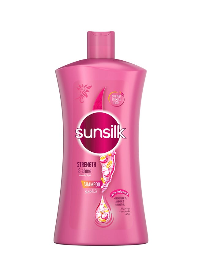 Sunsilk Strength And Shine Shampoo For Dull Hair With Provitamin B5 Coconut Oil 1L  - Image 1