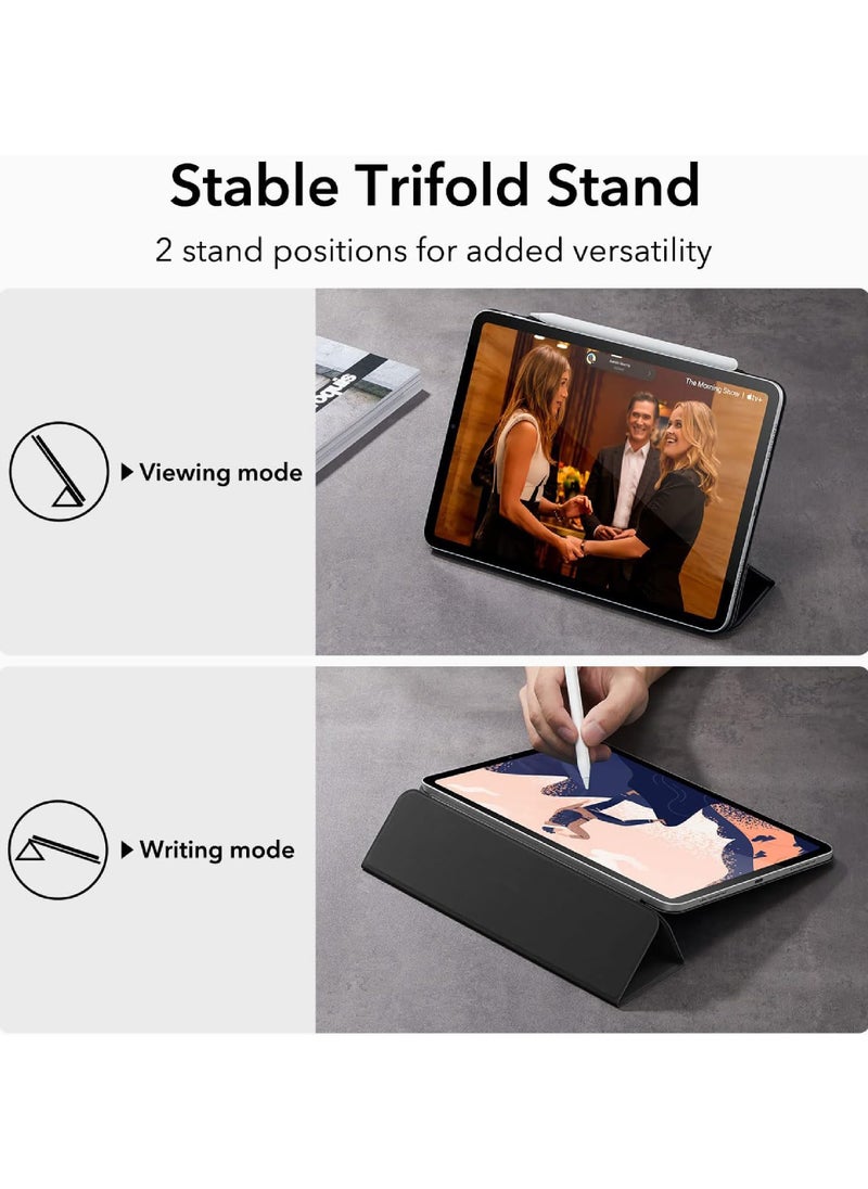 Case For iPad Pro 12.9 Case 12.9 Inch (2022/2021/2020, 6th/5th/4th Generation) Convenient Magnetic Attachment 2-Way Stand Full Pencil 2 Support Rebound Magnetic Case