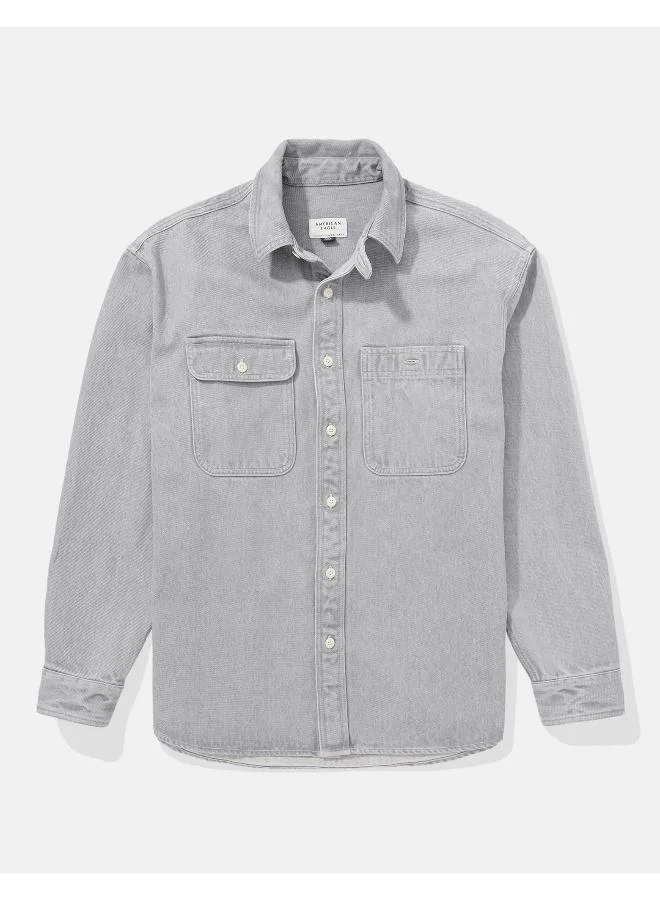 امريكان ايجل AE Oversized Denim Shirt Jacket