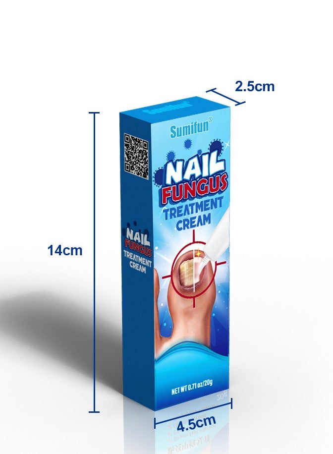 سوميفون كريم إصلاح العناية بفطريات الأظافر، محلول تجديد الأظافر لإصلاح الأظافر المتغيرة اللون والتالفة - Image 4