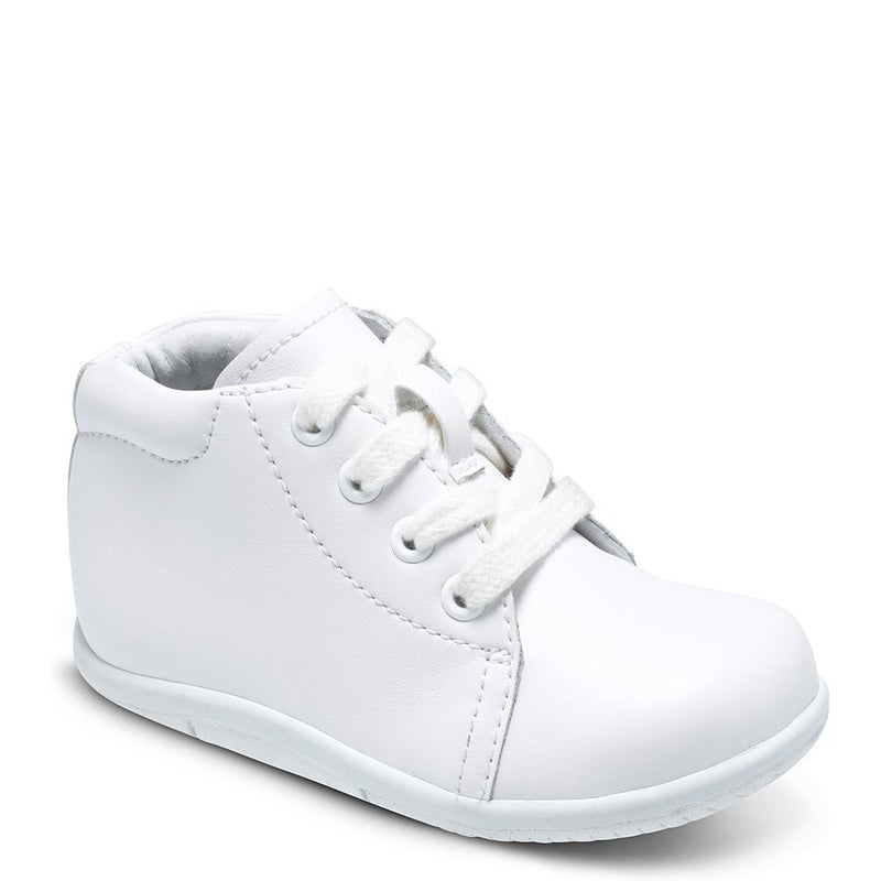 Stride Rite baby girls Srt Elliot boots, White, 5.5 X-Wide Infant US - Image 3