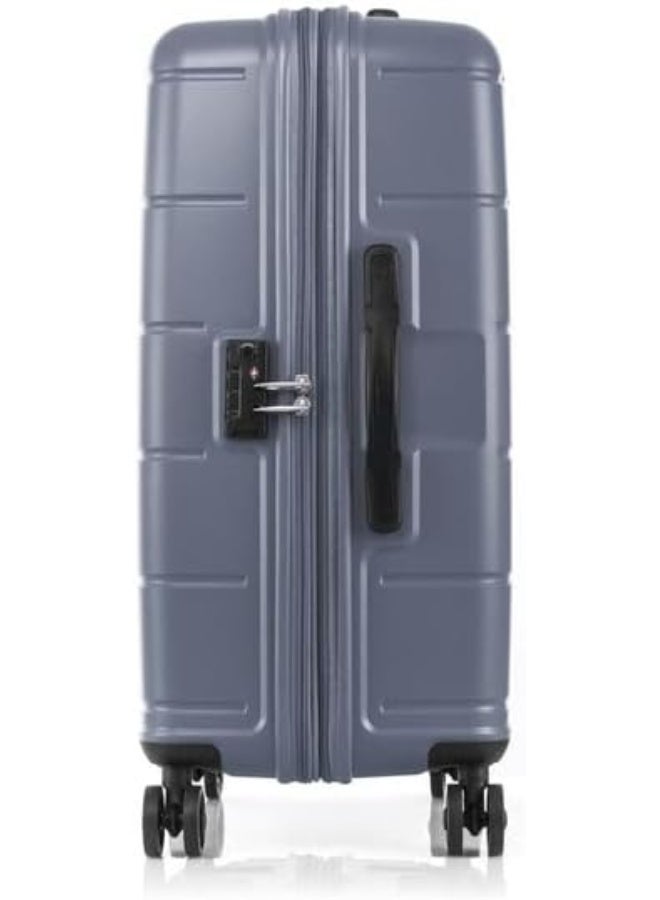 AMERICAN TOURISTER Hundo Suitcase, Check-In Size 81 cm / 30 inch, 4 Spinner Wheels, Hard Top, Polypropylene, Flinstone|Spacious Interior|DuoSaf™ Security Zipper|TSA Combination Lock|Expandable - 3 Years International Warranty - Image 2