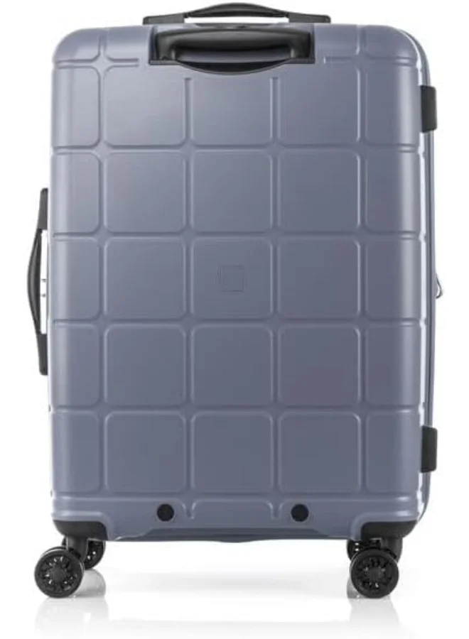 American Tourister  Hundo Suitcase, Check-In Size 81 cm / 30 inch, 4 Spinner Wheels, Hard Top, Polypropylene, Flinstone|Spacious Interior|DuoSaf™ Security Zipper|TSA Combination Lock|Expandable - 3 Years International Warranty  | Best Price UAE