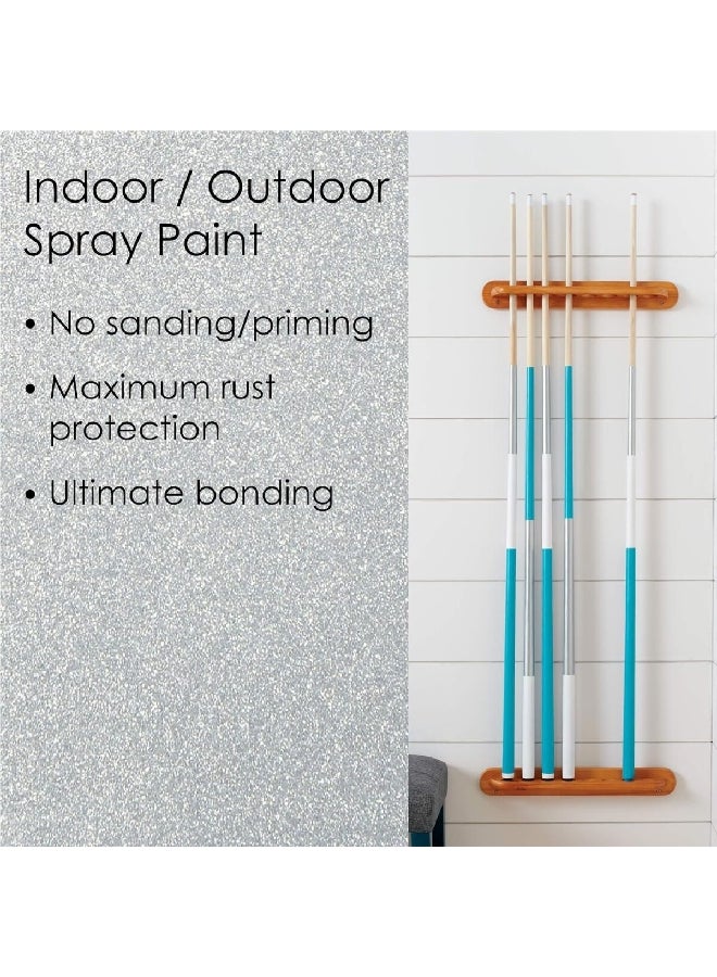 كرايلون فيوجن آل-إن-وان رذاذ الدهان والأساس المقاوم للصدأ باللون الفضي المعدني بسعة 12 أونصة (355 مل)، K02773007 - Image 3