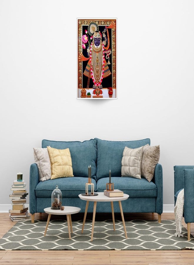 Masstone Lord Shrinathji Nathdwara Religious Paper Poster (Multicolour, 12x18 inch) - Image 5