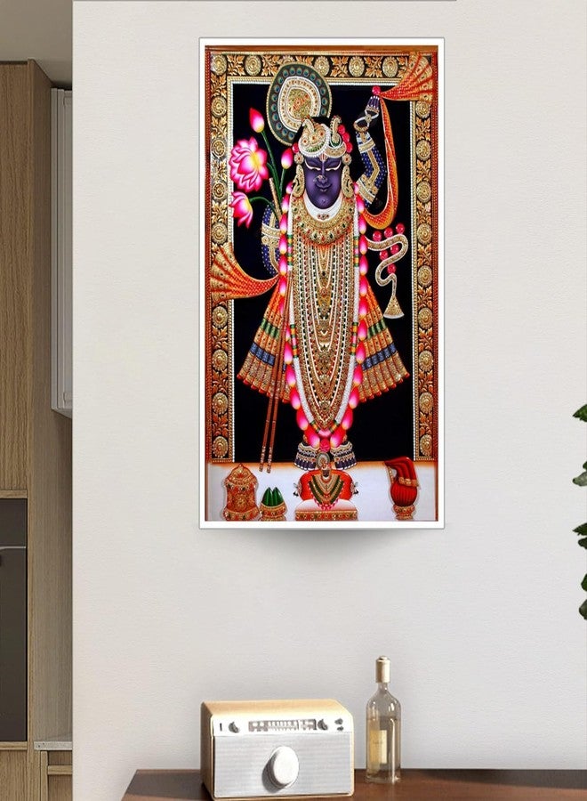 Masstone Lord Shrinathji Nathdwara Religious Paper Poster (Multicolour, 12x18 inch) - Image 4