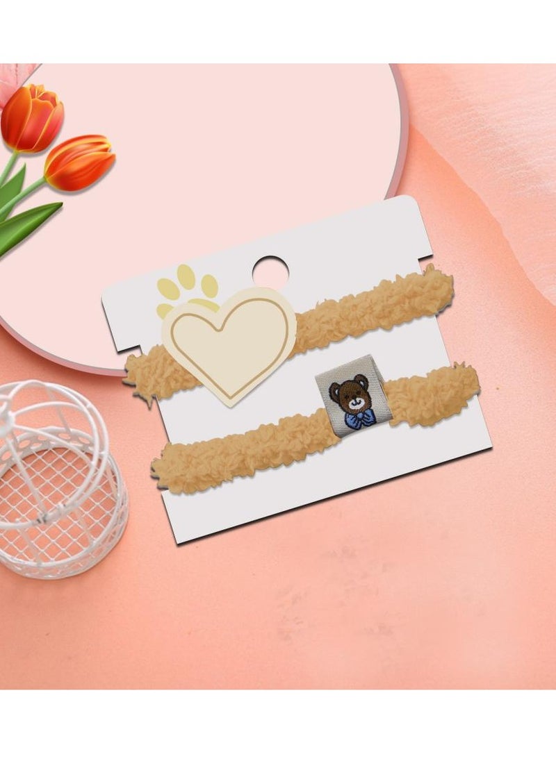 AIWANTO - 2 PCs Elastic Hair Tie girls hair women - Image 1