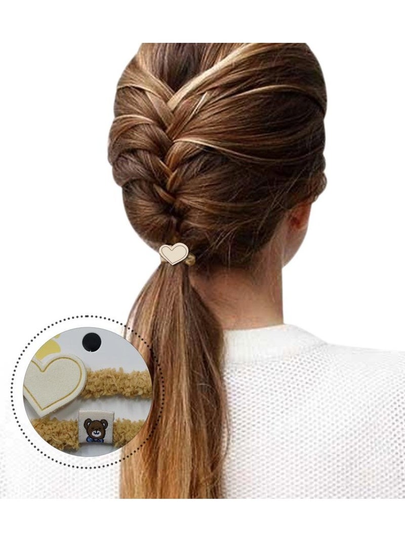 AIWANTO - 2 PCs Elastic Hair Tie girls hair women - Image 1