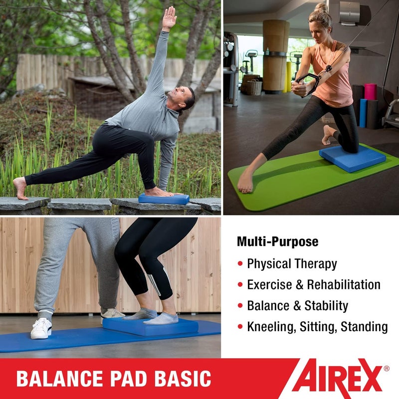 Airex Balance Pad – Stability Trainer for Balance, Stretching, Physical Therapy, Exercise, Mobility, Rehabilitation and Core Training Non-Slip Closed Cell Foam Premium Balance Pad - Image 3
