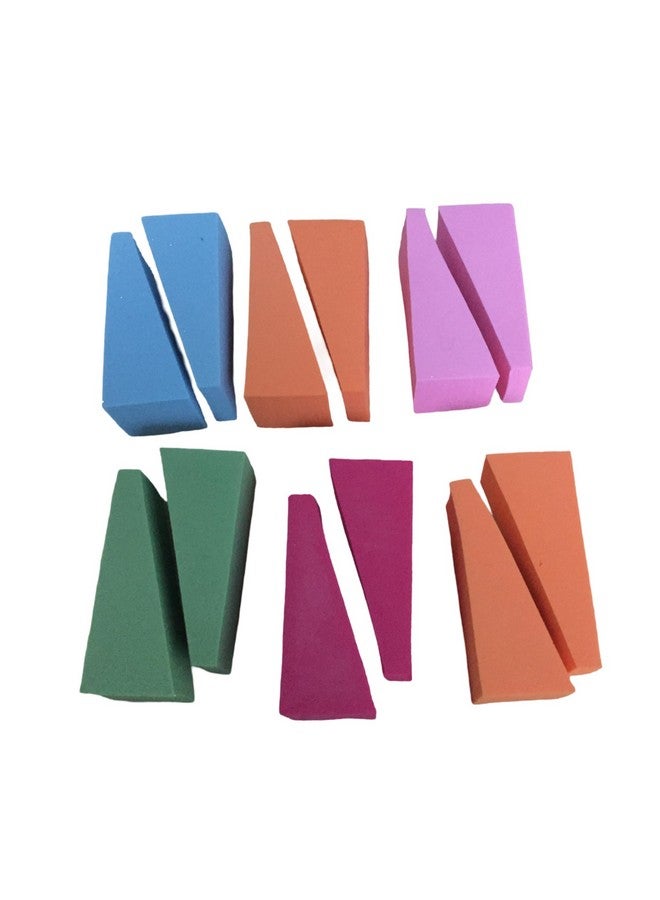 سيديل مجموعة إسفنجية على شكل مثلث من سيديل باريس، 12 قطعة - Image 1