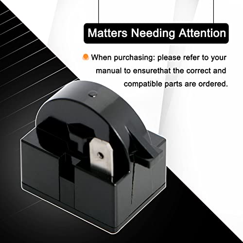 Aopin 1 Pin 22 Ohm Refrigerator PTC StarterStart Relay Compressor Starter Relay Replacement Part for Car Refrigerator Portable Freezer BeverageWineBeer Cooler AirConditioning Compressor 2 Pcs - Image 5