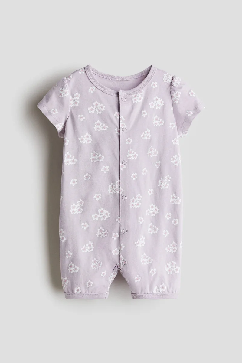 H&M Patterned all-in-one pyjamas