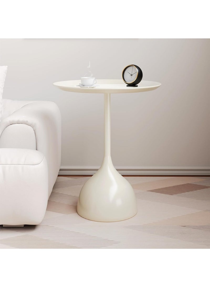 Leon Home Two-piece coffee table, Nordic sofa side table, decorate small space living room bedroom terrace retro metal side table, metal wrought iron outdoor round table - Image 3