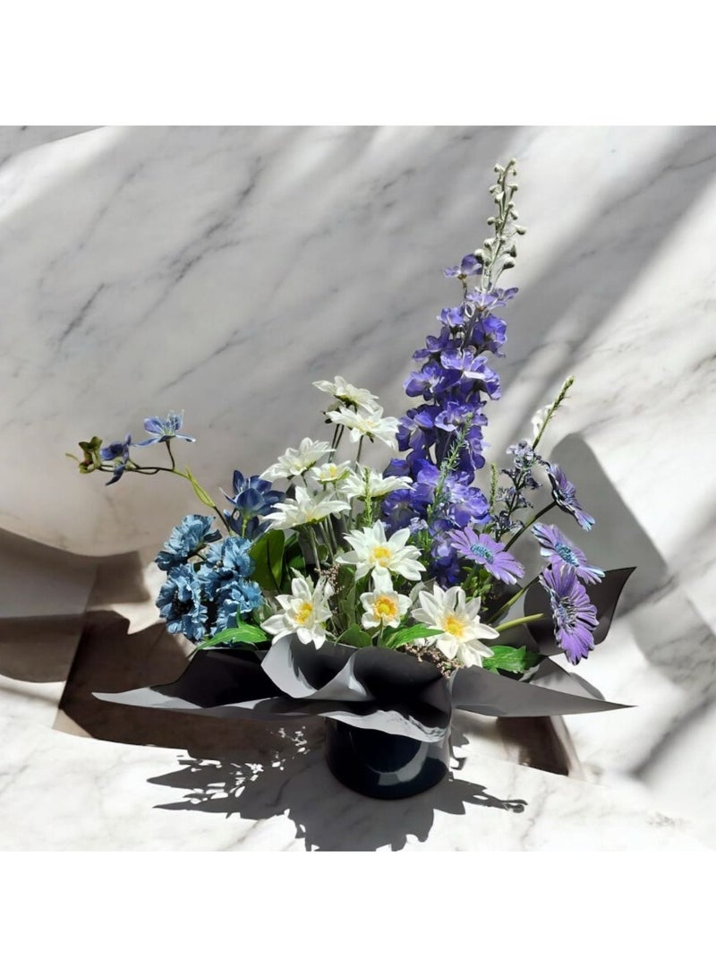 KRONFOL Artificial flowers arrangement in vase - Image 1