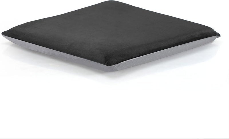 Augld Square Chair Seat Cushion Memory Foam Chair Cushion for Kitchen, Dining,Office or Car 18x18 in Black - Image 1