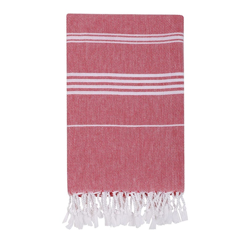 ROSSLYN Bath/Beach Towel Ultra Soft, Absorbent & Quick Dry Towel for Bath, Beach, Pool, Travel, Spa and Yoga 76x152 cm (Grey) (red) - Image 2